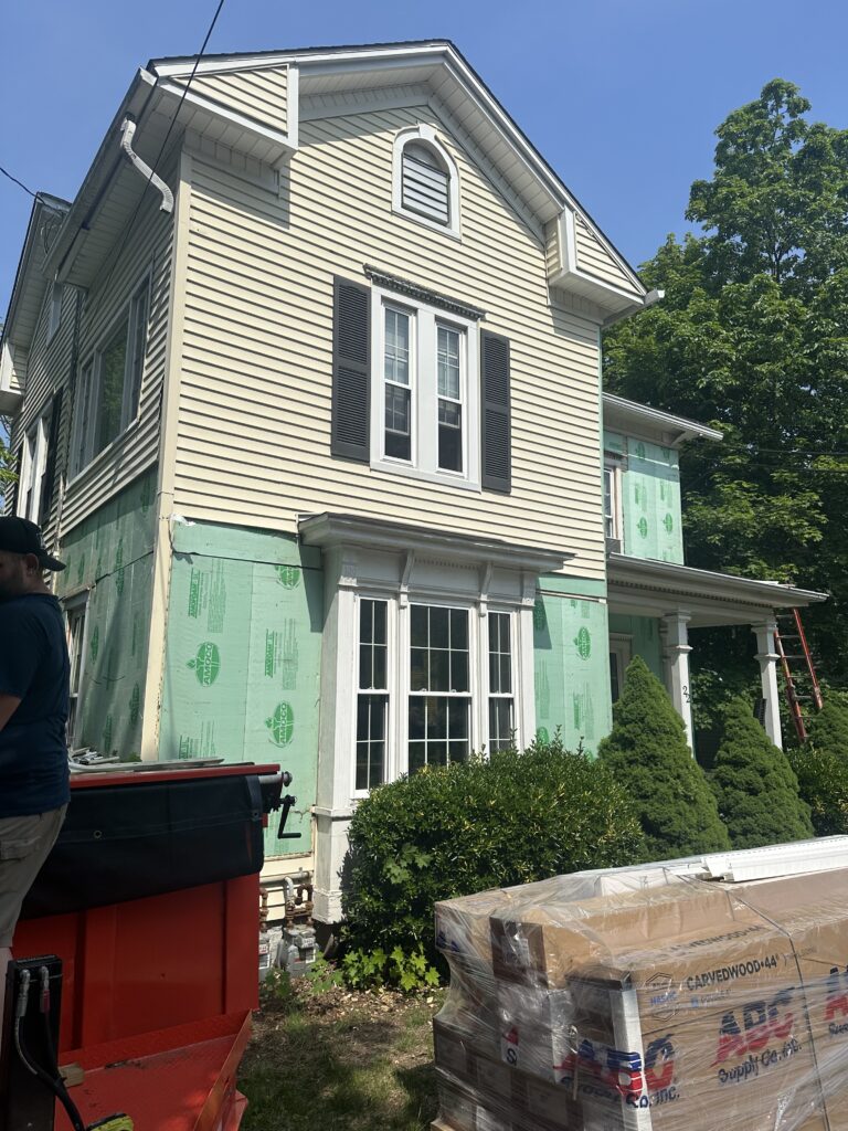 Siding job (progress pic)