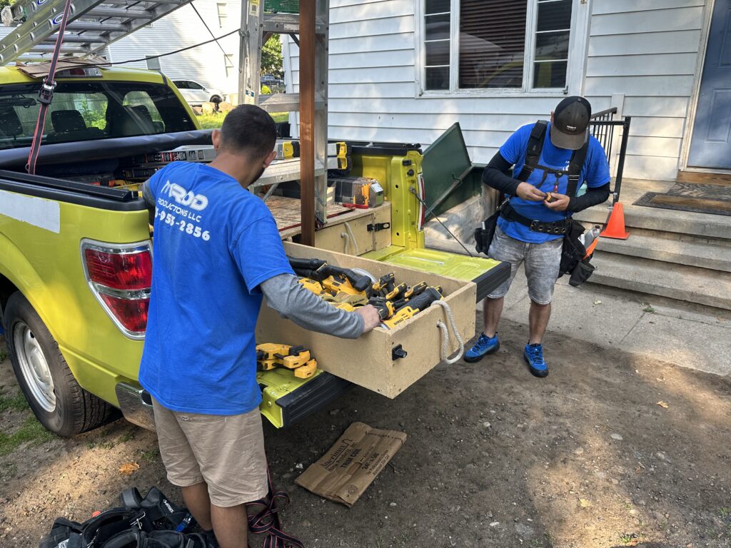 Our team at work