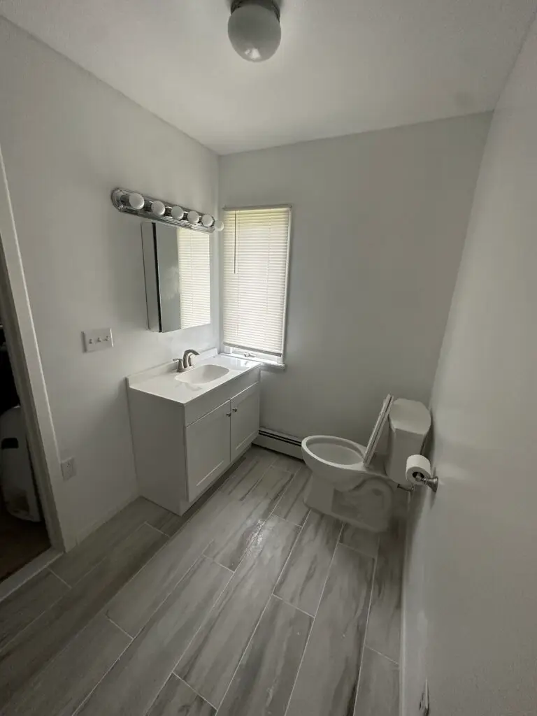 Remodeled bathroom